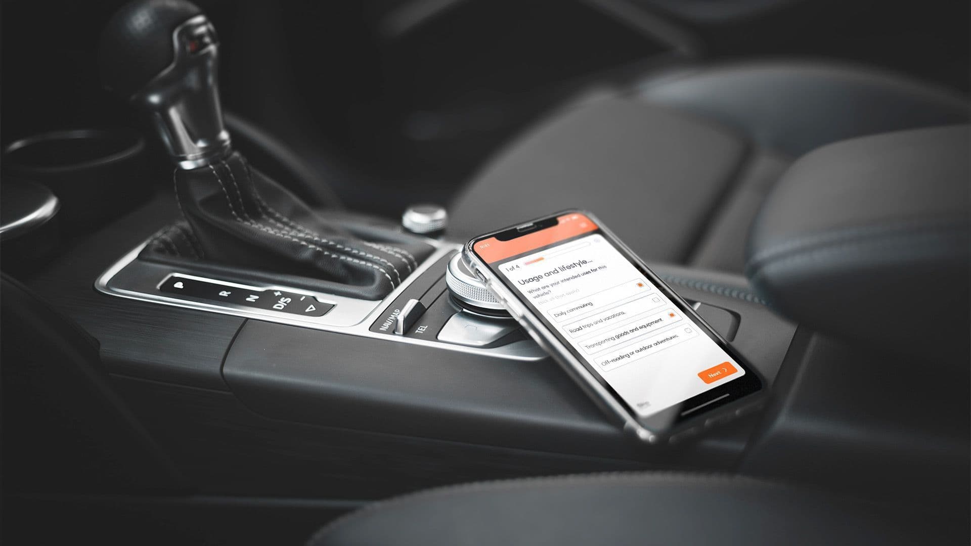 Phone in the car