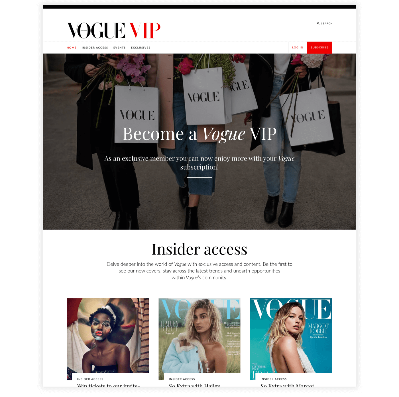 Vip Vogue Elevating the Vogue Experience: Introducing VIP Access